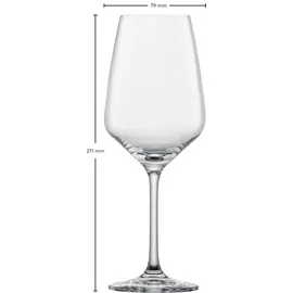 Schott Zwiesel 4er Set SCHOTT ZWIESEL Weißweinglas Tulip 356 ml Glas Transparent Klar