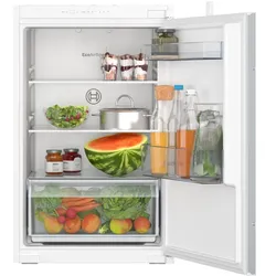 Bosch KIR21NSE0 - Serie 2, Einbau-Kühlschrank, Schleppscharnier, Nische 88 cm