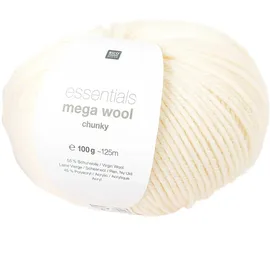 Rico Design Essentials Mega Wool Chunky Creme, 100 g