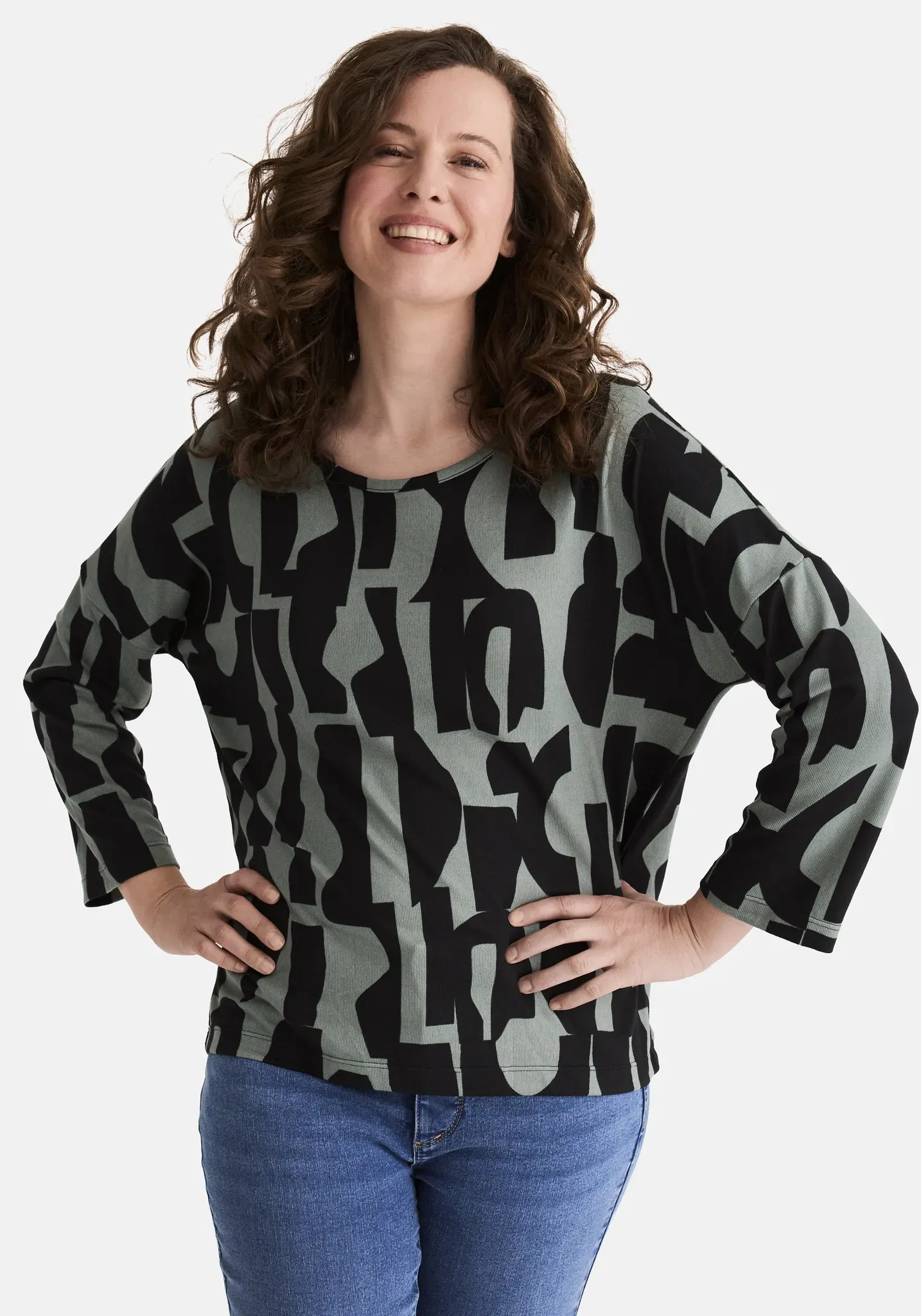 3/4-Arm-Shirt STOOKER WOMEN 