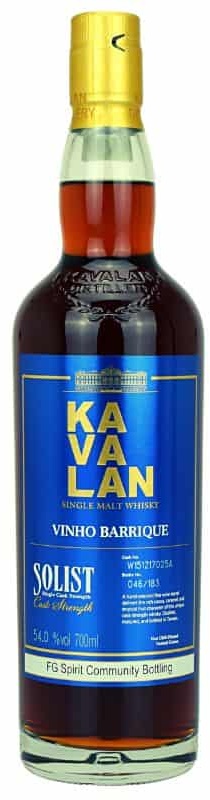 Kavalan Vinho Solist  FG Spirit Community Bottling