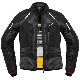 Spidi Tech Armor Motorrad Mesh Sommer Jacke Schwarz L