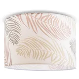 Paco Home Deckenlampe Wohnzimmer Lampe Esstisch Pendelleuchte Blumen Palmen Deko E27 Design 1 (ø45,5 Cm), Deckenleuchte - Weiß - Paco Home