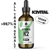 Vitamin K2 (50ml), 200μg (K2VITAL®), MK7 99,7% ALL Trans, Premium Menaquinon