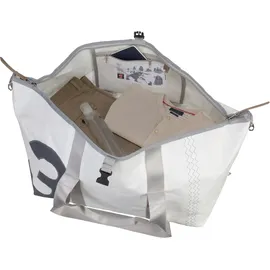 360 Grad Kutter XL Reisetasche weiß/grau