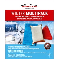 Xantos, Eiskratzer + Scheibenenteiser, Winter Multipack
