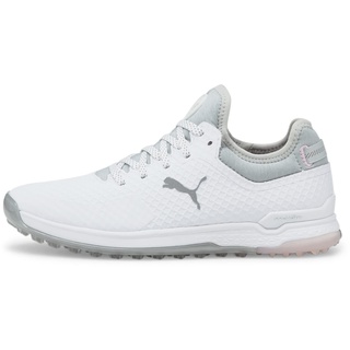 Puma PROADAPT ALPHACAT WMNS Golfschuh, White Silver-Pink Lady, 42.5 EU