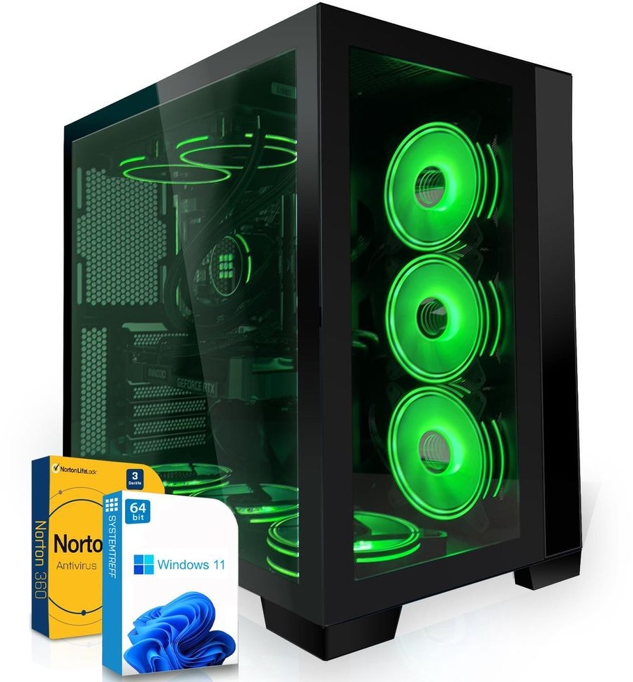 SYSTEMTREFF High-End Gaming PC - Core i7 13700K - Nvidia GeForce RTX 4070 Ti Super 16GB - 32 GB DDR5 - 1TB M.2 SSD (NVMe) MSI Spatium + - Desktop