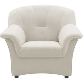 DOMO collection Sessel »Flores« wahlweise mit Federkern (nicht bei Microfaser PRIMABELLE®-Struktur), beige