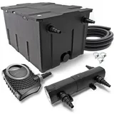 Wiltec SunSun CBF-550 CUV-236 36W SET NEO8000 Pumpe Schlauch Teichfilterset