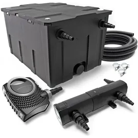 Wiltec SunSun CBF-550 CUV-236 36W SET NEO8000 Pumpe Schlauch Teichfilterset