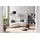 SalesFever Nierensofa Bouclé Stoff 2-Sitzer Weiß