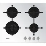 Whirlpool GOA 6423/WH Einbau-Gaskochfeld, 4 Brenner IN Gas 60 CM Weiß