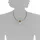 Ostsee-Schmuck Collier Bernsteinkugel 16 mm Silber