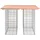 deluke Gartenbank Gabionen TELLE 100 x 102 x 72 cm