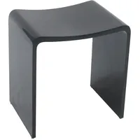 Four & more Design Spa Duschhocker Modell 'Rom' schwarz glänzend