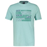 LERROS T-Shirt LERROS T-Shirt mit modischem Print grün XXL