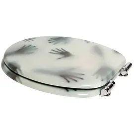 Sanilo WC-Sitz Shadow Hands grau