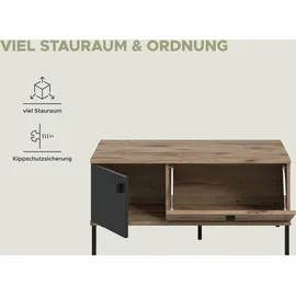 INOSIGN TREVERK Schwarz Eiche 100 x 48 x 60 cm