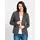 Inspirationen Jerseyblazer INSPIRATIONEN "Jersey-Blazer", Damen, Gr. 36, grau (anthrazit), 58% Viskose, 36% Polyamid, 6% Elasthan, Blazer