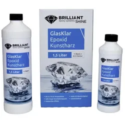 BRILLIANTShine Design-Gießharz, 1500 ml - transparent