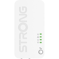 STRONG Powerline WiFi 1000 MB/S, WLAN aus der Steckdose, für vollständige Abdeckung, mit LAN-Anschlüssen, POWERLWF1000DUOMINI