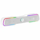 Mars Gaming MSBXW Weiß, RGB Soundbar, Bluethooth 5.0 + Jack 3.5, DSP Sound 10W