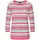 GOLDNER Rundhalspullover mit Ringel-Muster Pink 50