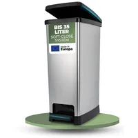 Novaliv Mülleimer 50 l Schwarz