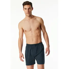 SCHIESSER Boxershorts 2er Pack Schwarz / Dunkelblau S