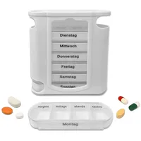 Medikamentendosierer Tablettenbox Pillendose Pillenbox Medikamentenbox 7 Tage morgens mittags abends nachts