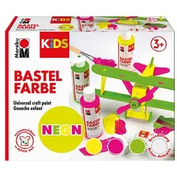 4 Marabu KiDS Acrylfarben farbsortiert 4 x 80,0 ml