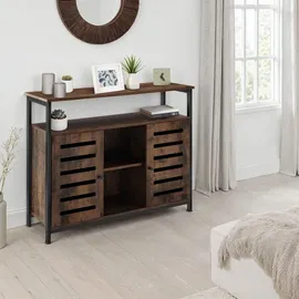 Tectake Sideboard 100 x 37 x 82 cm Braun