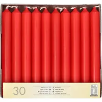 Papstar Tafelkerzen 30 St. Ø 2,1 cm 19,6 cm rot