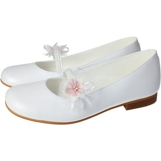 BAMBINELI 5235 KOMMUNION Blume Bambi MÄDCHEN Schuh KOMMUNION Weiß 36, weiß, 36 EU - 36 EU