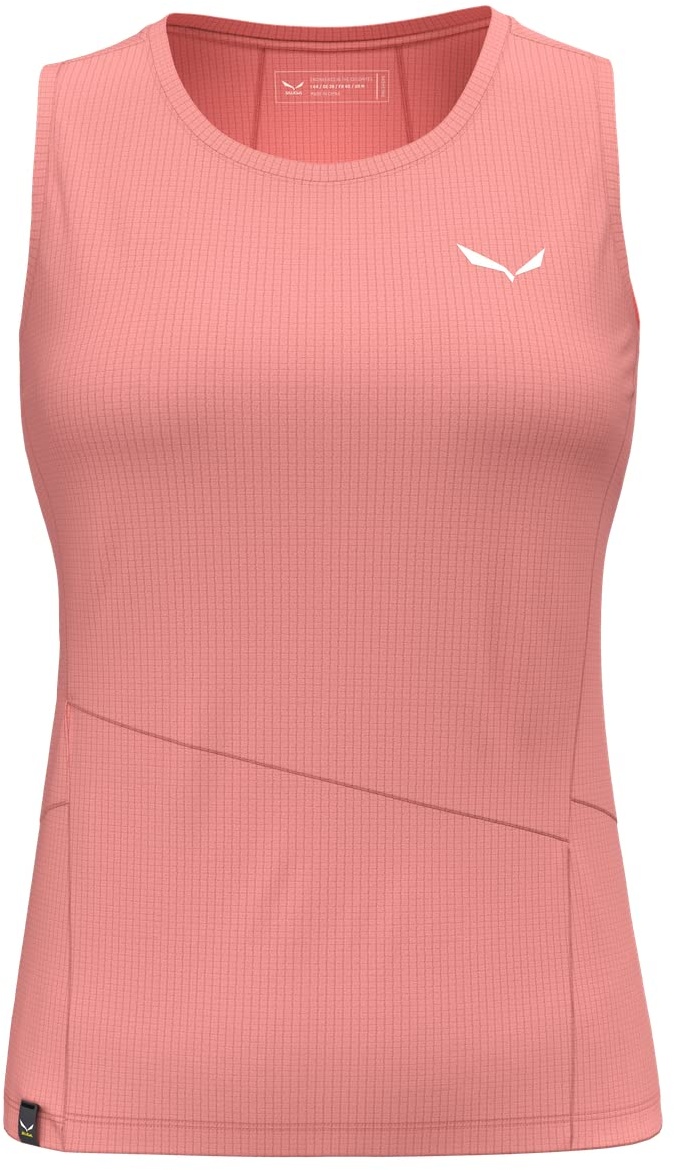 Salewa Damen Puez Sporty Dry W Tankt Hiking Shirt, Lantana Pink, S EU