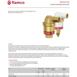 Flamco Flexvent Top 1/2 Entlüfter