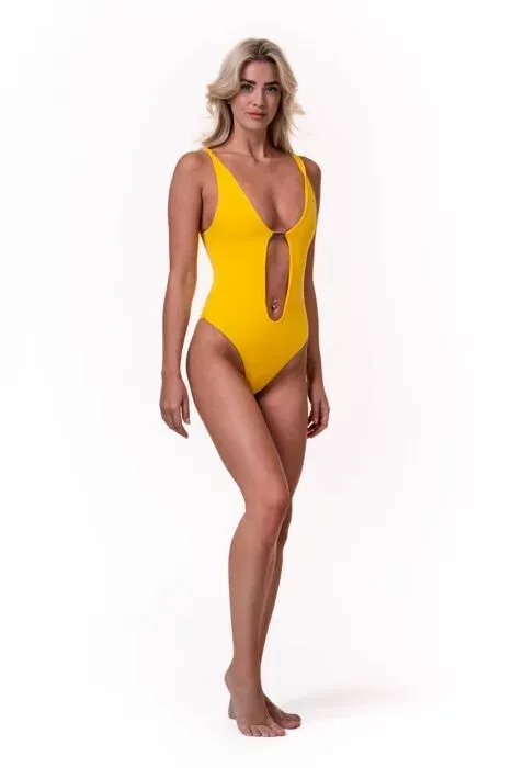 Badehose Nebbia  One-colour monokini 560 yellow  M - Gelb