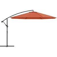VidaXL Ampelschirm Ø 350 cm terracotta-rot