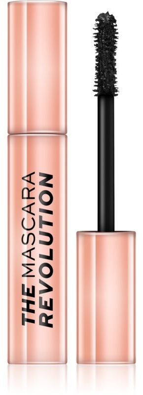 Makeup Revolution The Mascara Revolution Volumenmascara mit Verlängerungseffekt und Wimperntrennung Farbton Black 12 ml