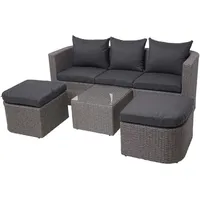 MCW Lounge-Set grau, anthrazit