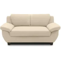 DOMO. collection Sofa Panama, 2 Sitzer, 2er Couch, Garnitur, 3-2-1 Sofa, 91 x 159 x 80 cm (BxTxH), beige