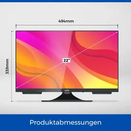 Cello 22" Full HD LED Camping Smart TV LED TV mit Triple Tuner