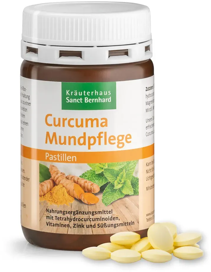 Curcuma-Mundpflege-Pastillen 180 Pastillen - 97 g
