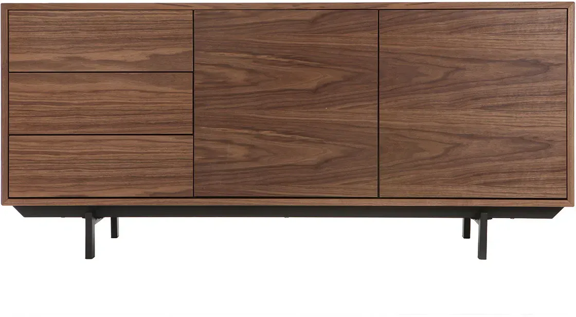 Design-Sideboard Vintage 160 cm Nussbaum MANNY