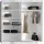 Mirjan24 Schiebetürenschrank Modin 200 x 216 x 65 cm Weiß/Schwarz