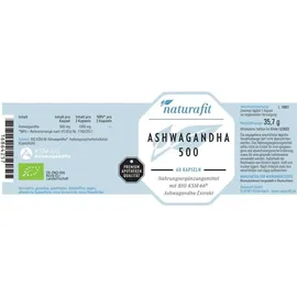 Ashwagandha 500 mg Kapseln
