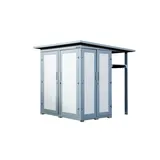 Weka Garten Q Grau 200 cm x 200 cm