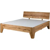 MASSIVMOEBEL24.DE Wildeiche 200 x 200 cm natur geölt Beige