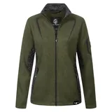 Rock Creek Fleecejacke Dunkelgrün S
